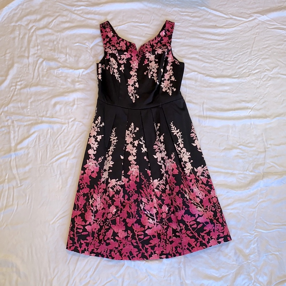 White House Black Market black and pink dress, 4